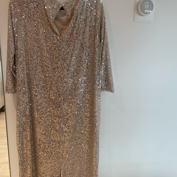 Beautiful Smash & Tess forever frosted sparkle midi dress - size small - Picture 2 of 5